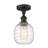 Carlucci Glass Semi Flush Mount-143241515-143241525