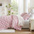 Cozy Floral Bedding Set, Microfiber Comfort Full/queen, Year-round Softness
