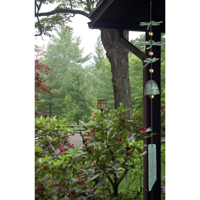Habitats ™ - Dragonfly Windbell, carillon vert-de-gris