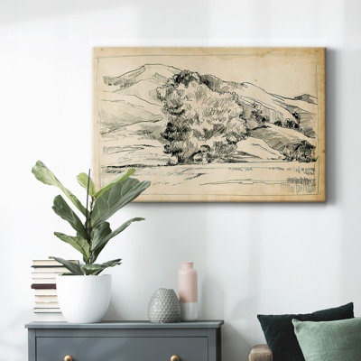Mountain Sketch II-Gallery Wrapped Canvas
