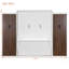 Lit escamotable Murphy avec placard, tiroirs et table