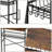 Metal Adjustable Freestanding Over The Toilet Storage