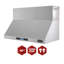 Kucht Stainless Steel Under Cabinet Range Hood
