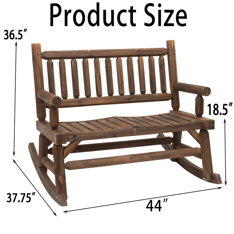 Banc d'extérieur en bois Casswell
