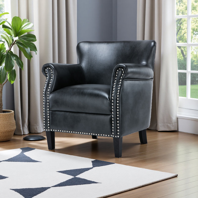 Club Chair, Charcoal