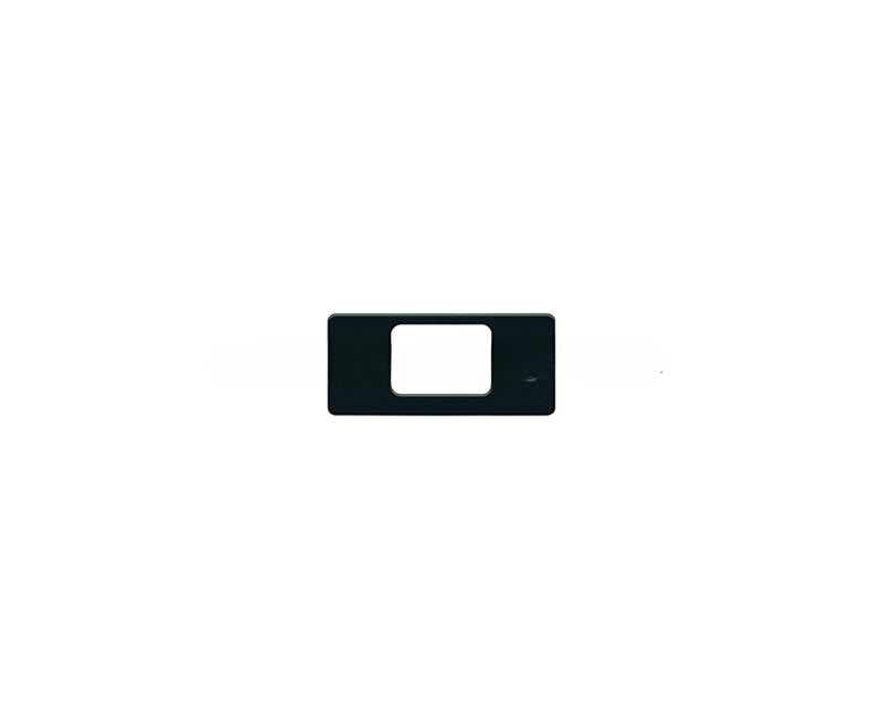 Deltana SP2753U19 Strike Plate, Deadbolt, 2-3/4" x 1-1/4" in Paint Black