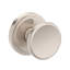 Solvang Passage Knob with Stepped Round Rose in Satin Nickel-2020505345
