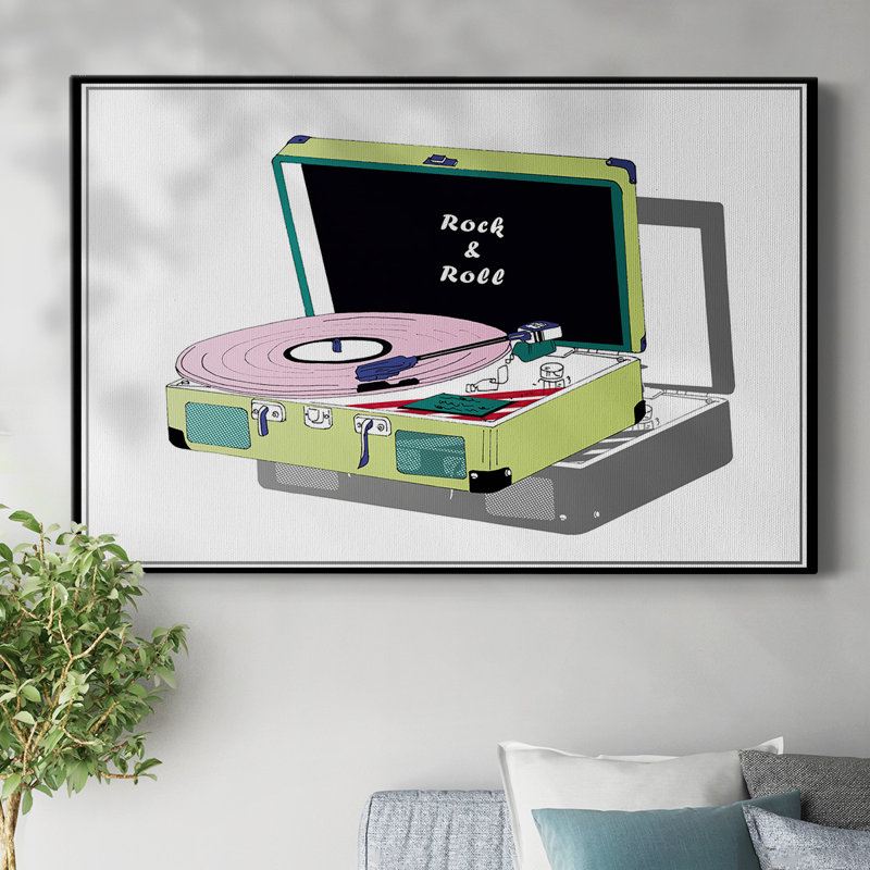 Disque sur toile tendue, H 18 po x l 27 po