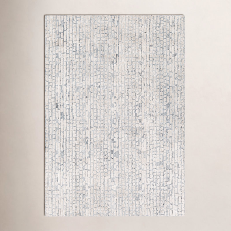 Mulbury Hand Tufted Abstract Indoor Rug, Rectangle 2' x 3'