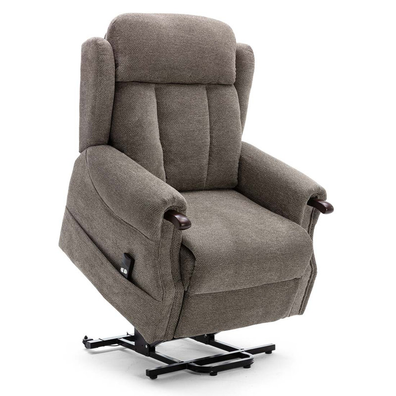 Adcox 88cm Wide Lift Assist Standard Recliner, Brown