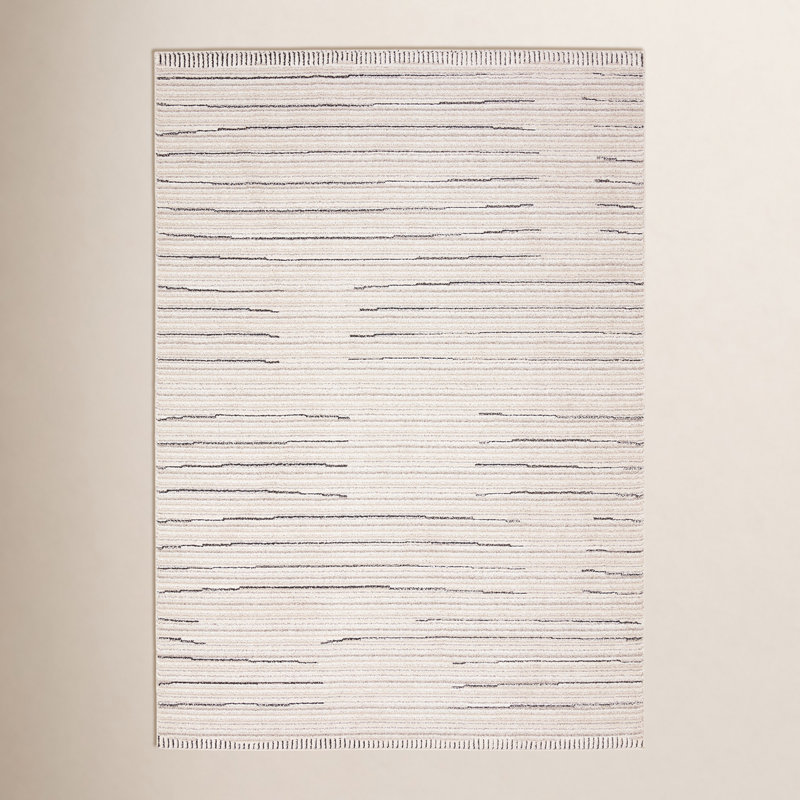 Vibe by Union Rustic Loehrke Powerloomed Area Rug, Rectangle 6' x 9'