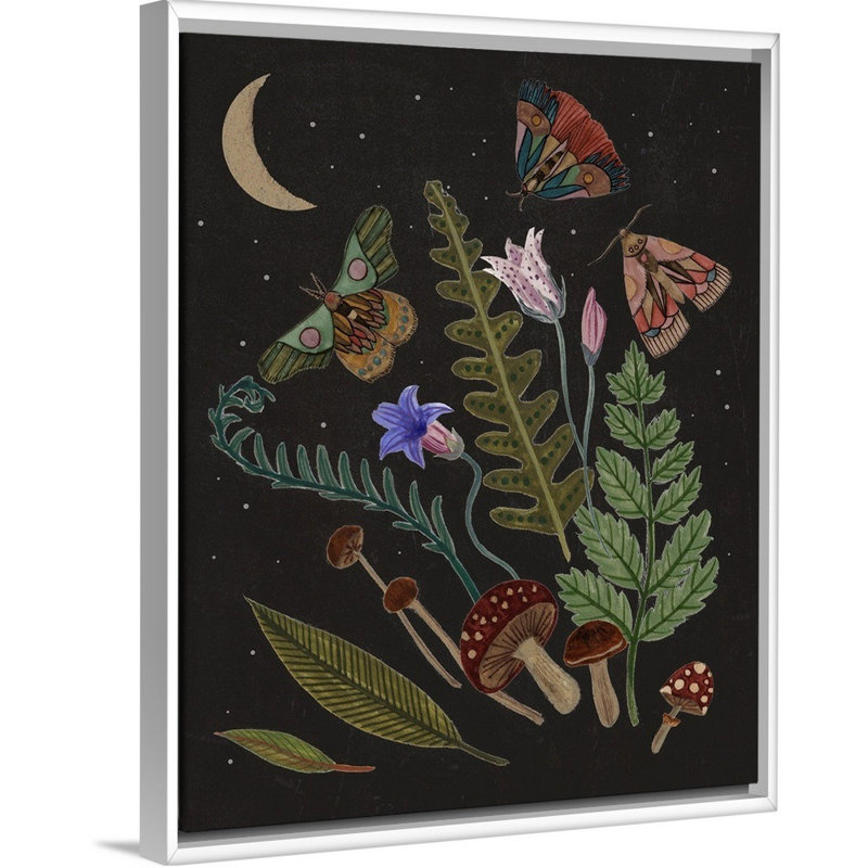 «Dark Forest III» par Melissa Wang - reproduction d'art, H 16 po x l 13 po x P 1,75 po, Toile blanche encadrée