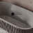 Delice 67" Freestanding Concrete Bathtub In Gray, Drain Included
