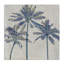 Toile exotique Pop Blue Palms, design par Amber Sterling-1181808394