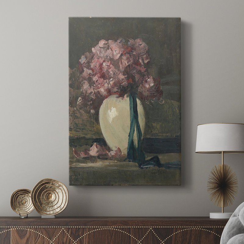 Imprimé floral rétro Lxxiv - galerie Cavas sur mesure, H 36 po x l 24 po