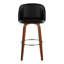 Ensemble de tabourets de bar pivotants au design moderne Mid-Century