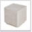 Durable MGO Outdoor Patio Side Table, Beige Travertine Finish, Perfect For Indoor And Sheltered Outdoor Use