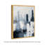 «Gray Matter Canvas», art abstrait bleu par Art Remedy-107455691-107455690