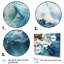 Skyblue vue aérienne des vagues côtières IV - plage, art mural-2020546341-2020546334