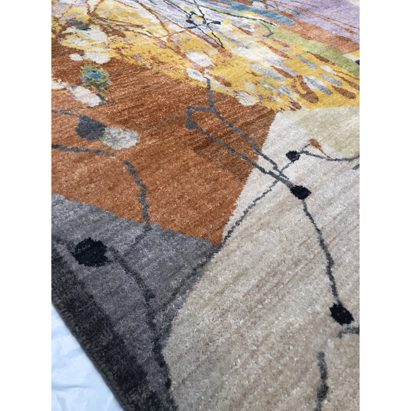 Graphic One-of-a-Kind 9' X 12' Area Rug