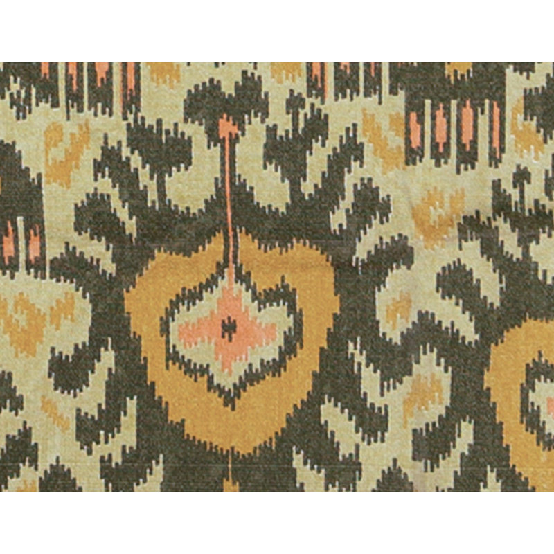 Flatweave Wool Ikat Area Rug in Multi