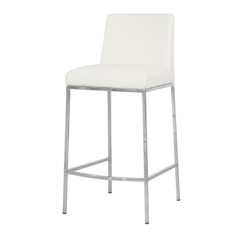 Tabouret de comptoir 26 po Aretha, Blanc