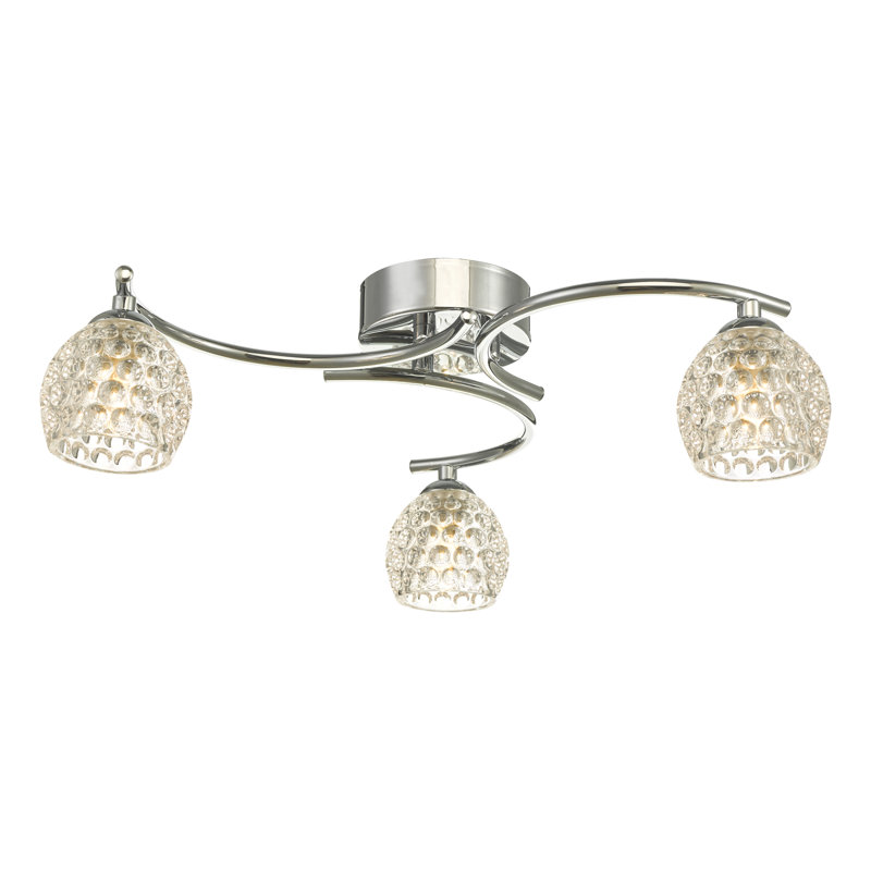 Ordonez Semi Flush Mount, Polished Chrome