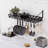 Metal Rectangle Wall Mounted Pot Rack