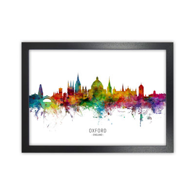 Oxford England Skyline by Michael Tompsett - 1 Piece Wall Art