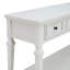 Console fonctionnelle avec 3 tiroirs et tablette inférieure ouverte - Table de rangement compacte pour le hall d'entrée, le couloir-138189278