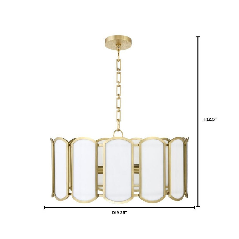 Marietou 5LT PEND, Antique Brass