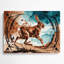 «Southwestern Animals» Jackrabbit 29, art mural en métal brun-227835739