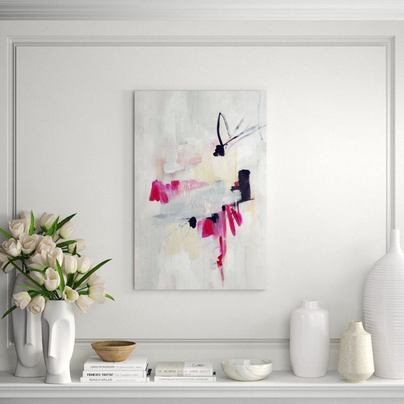 Romantic Absolute Print by Guseul Park, Image Brush Gel, 60" H x 40" W x 2" D