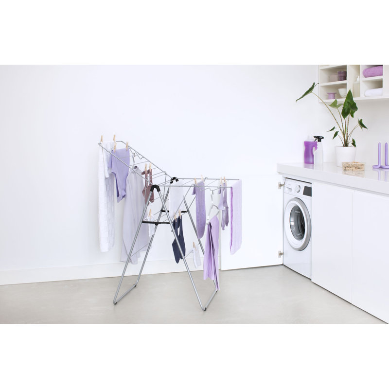 Brabantia Hangon 15 m Folding Drying Rack, Grey