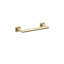 Emtek Modern Tubular Brass Towel Bar w/ Small Square Rosette, Center-to-Center-979360340-979360343