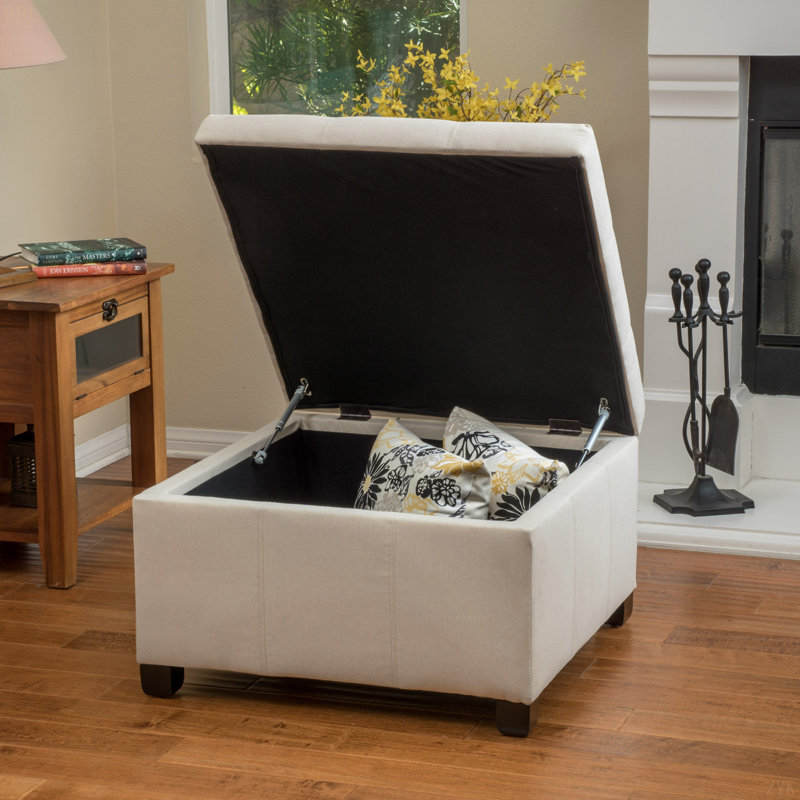 OTTOMAN RICHMOND KD STORAGE, Beige