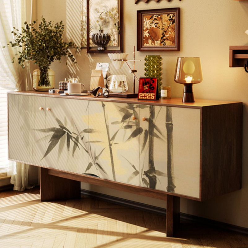 Buffet pratique à grande capacité, Noyer