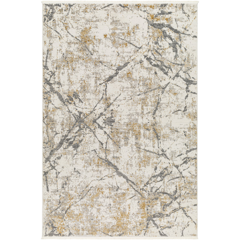 Abstract Indoor Rug, Rectangle 9'2" x 12'