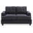 Cozy Transitional Loveseat For Two