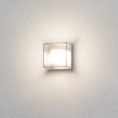 Gus Silver Integrated LED Outdoor Sconce