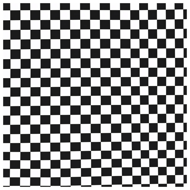 Black White Checkered Quilted Bedspread All Sizes, Full / Double