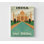 Inde, affiche de voyage du Taj Mahal, affiche du Taj Mahal classique, impression d'affiche de voyage indien encadré, affiche asiatique rétro, décor rétro du Taj Mahal