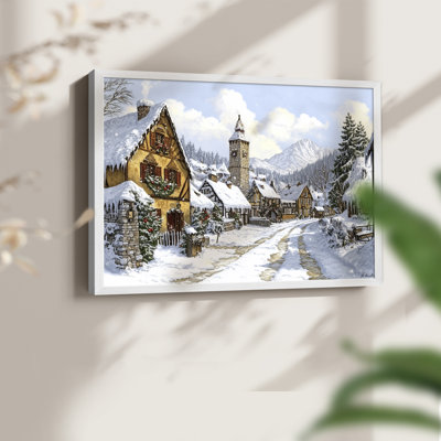 Art de Noël - CCXCVI - Reproduction encadrée - Restickable