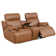 Manhattan 78" Wide Faux Leather Dual Power Recliner Loveseat with Power Adjustable Headrest