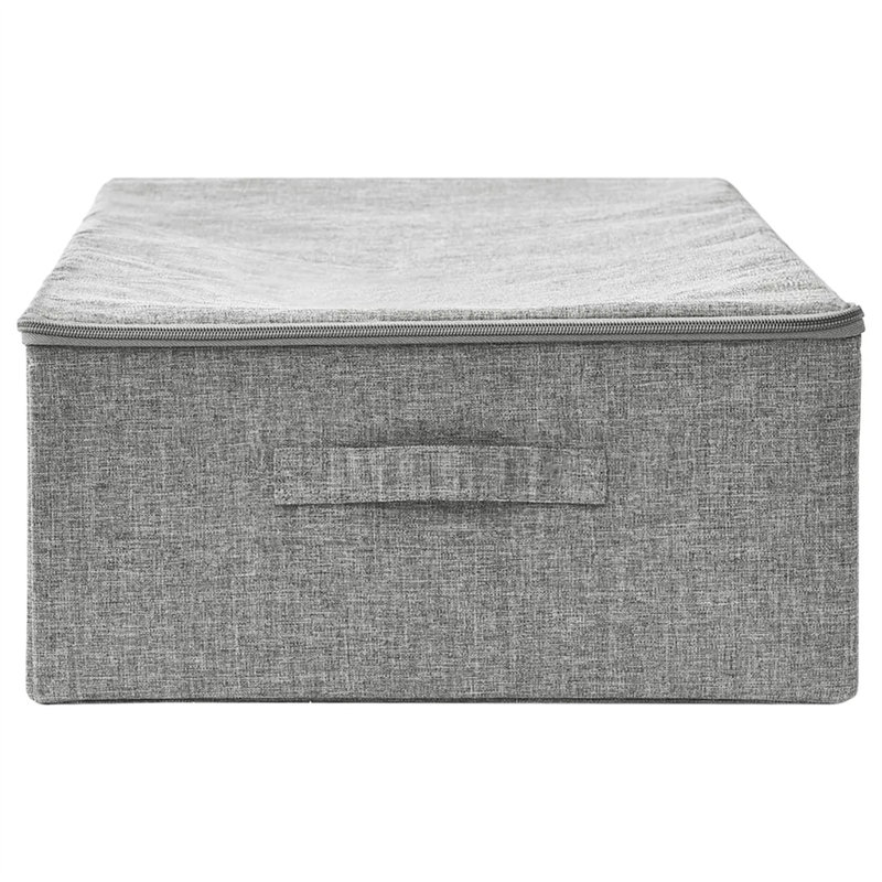 Storage Box Fabric 70x40x18 cm, Light Grey
