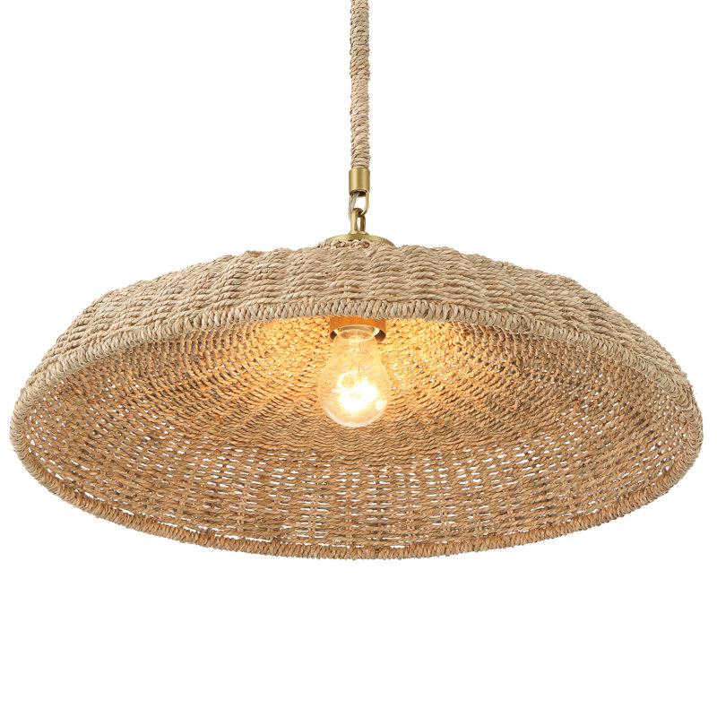 Caliban 1 Light Soft Gold Pendant