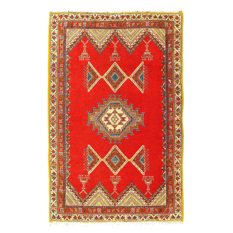Oriental Area Rug in Red