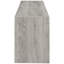 Meuble télé Conifer Grey Driftwood de 71 pouces, idéal pour ranger les télécommandes et les câbles dans les salons de style transitionnel. Meuble bas et large avec rangement dissimulé et système de gestion des câbles.