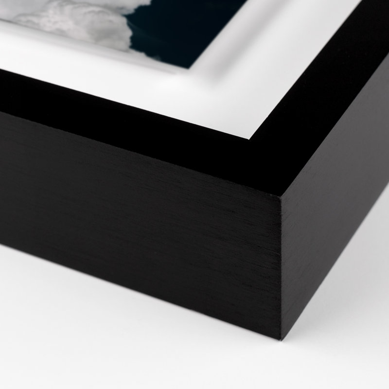 Cumulus by Michael Schauer, 51" H x 72" W x 2.5" D, Black
