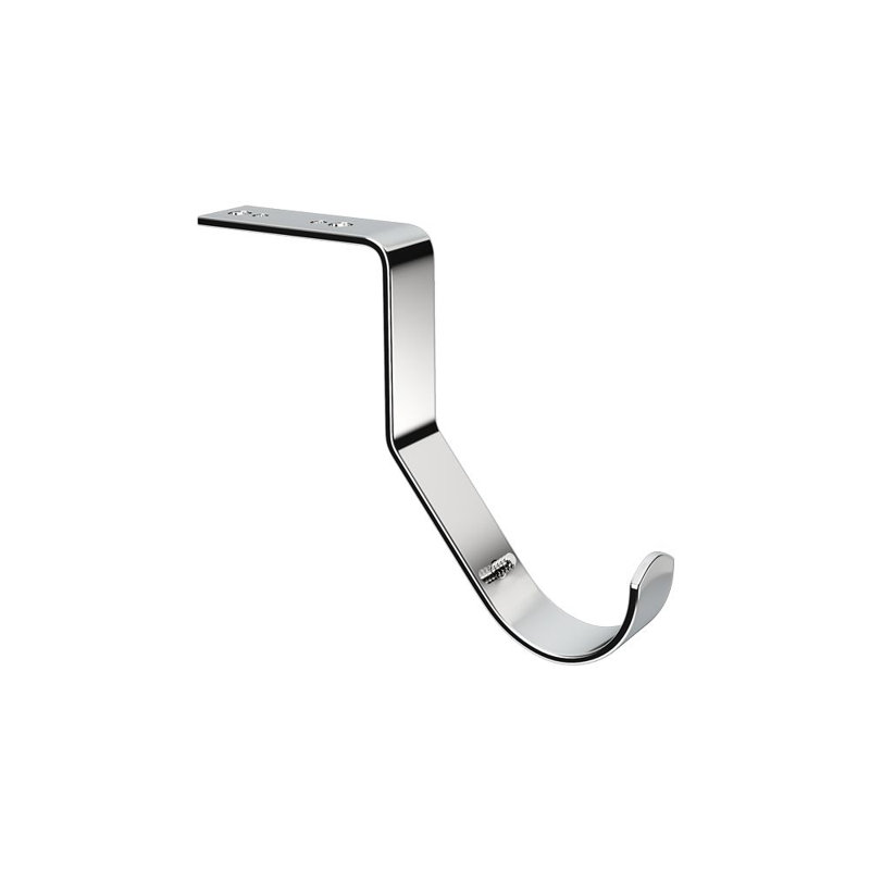 Top Fix Support 28mm Bracket, Chrome